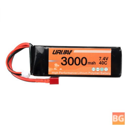 WLtoys 144001/124018/124019 Car Battery - 7.4V 3000mAh