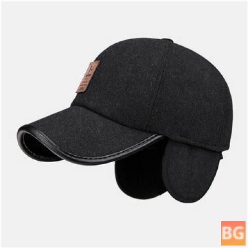 Casual Baseball Hat with Felt and Warmth