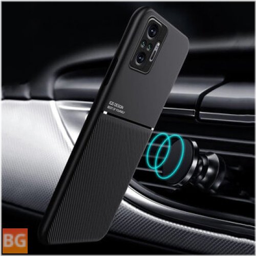 Magnetic Leather Texture Shockproof Case for Redmi Note 10 Pro/Pro Max