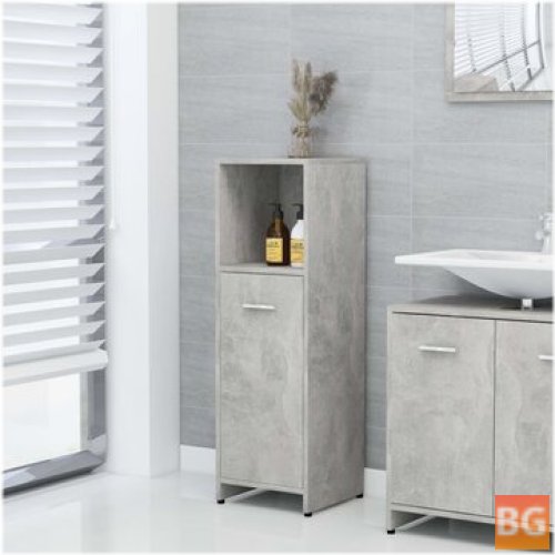 Bathroom Cabinet - Gray 11.8