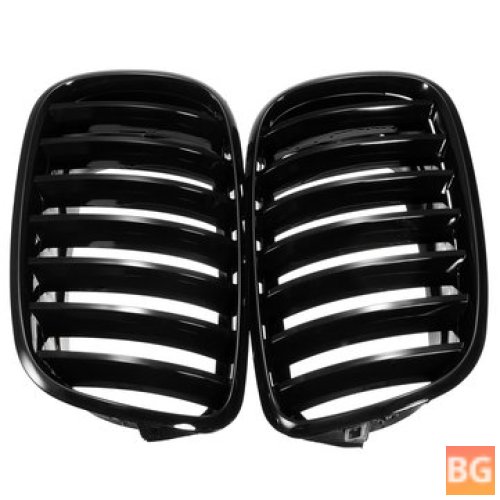 Black Front Hood Grilles for BMW 7-13 Series
