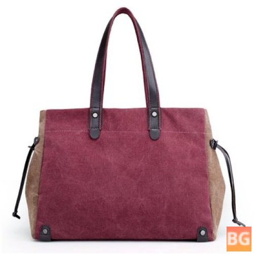 Canvas Tote Bag with Capacity of Up to 20 Pockets