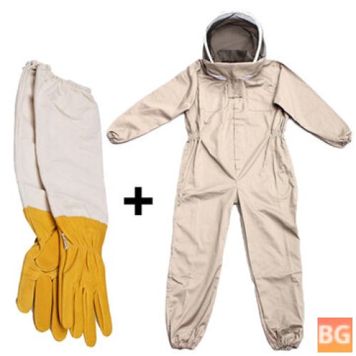 Anti-bee Suit for Beekeeping - Full Body Jumpsuit