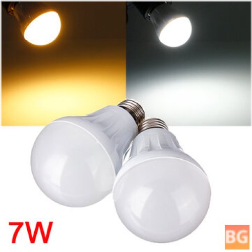 E27 7W 27LED 3014 SMD Globe Bulb Light Lamp White/Cool White 220-240V