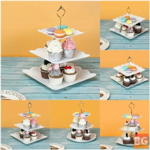 2 Tier Fruit Tray - Cake Stand - Table - Multi-layer Cake Stand