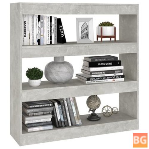 Concrete Gray Home Decor Book Cabinet 39.4