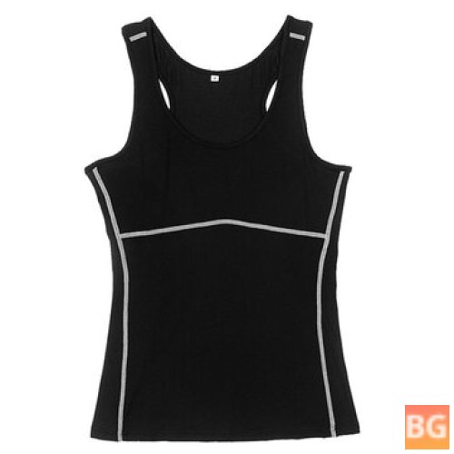 Women's Compression Yoga Tank Top Vest Clothing Shirt - Gym Wear