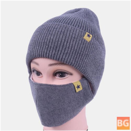 Wool Beanie Mask for Men and Women