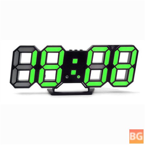 3D LED Alarm Clock