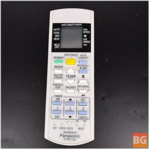 Remote Control for Panasonic K-PN1122 AC Air Conditioner
