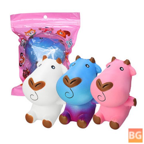 Milk Cow Squishy 11.5*7.8CM Soft Slow Rising with Packaging Collection Toy