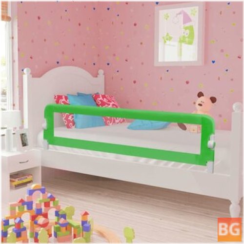 Green Children's Bed Rail Protector - 150 x 42 cm