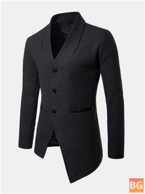 British Style Trench Coat Blazers for Men