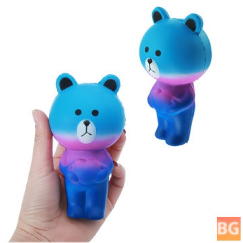 12cm Slow Rising Soft Animal Collection Gift Decor Toy - Star Bear
