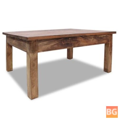 Solid Wood Coffee Table - 38.6