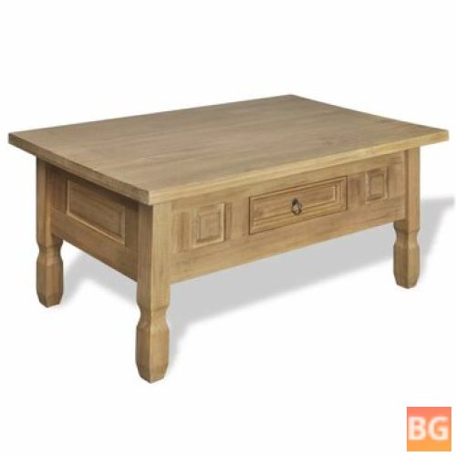 Mexican Pine Drawer Coffee Table