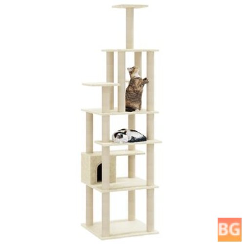 Sisal Scratch Post for Cats 183 cm