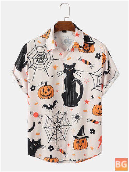 Black Cat Halloween Shirt