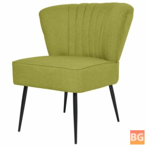 Green cocktail chair fabric