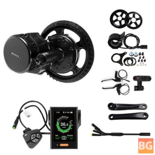 Bafang Mid Drive Ebike Motor Kit with LCD Display and Thumb Throttle