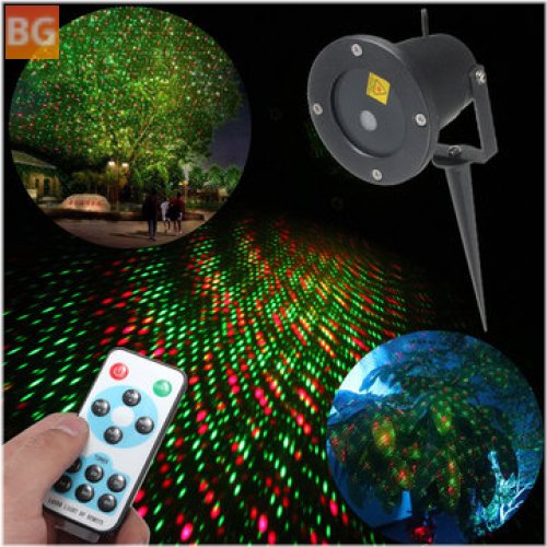 Remote Lighting for Garden - R&G LED Garden Waterproof Snow Projector