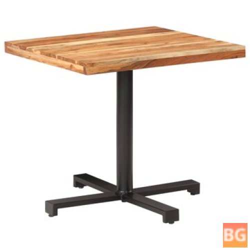 Table with Square Footage and Wood Grain