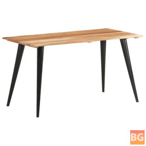 Dining Table with Live Edges - 55.1