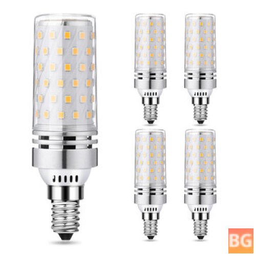 AMBOTHER 4PCS E14 16W 84 LED Lamp - 3000K Warm White