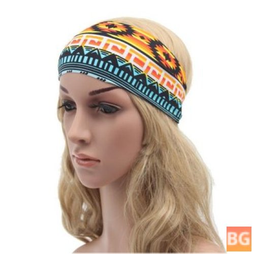 Women's Sport Printed Headband Casual Fashion Multi Pattern Running Workout Headwear