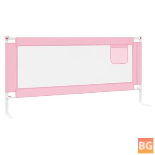 Pink Toddler Bed Rail (200x25 cm)