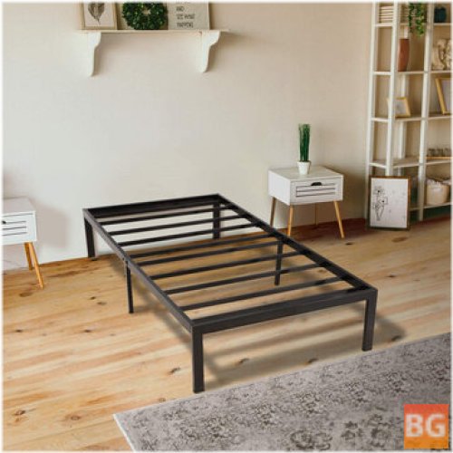 Heavy Duty Steel Slat and Anti-Slip Support for Twin Bed Frame