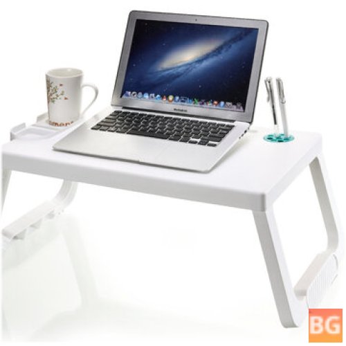 Desktop Desk Stand with Tablet Holder and Slot for Laptops
