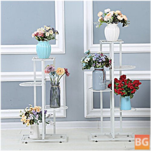 2006 5/6 Tier Flower Plant Stand - Metal Pots Stand