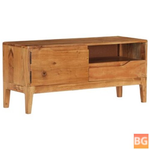 TV Cabinet - Solid Acacia Wood 31.5