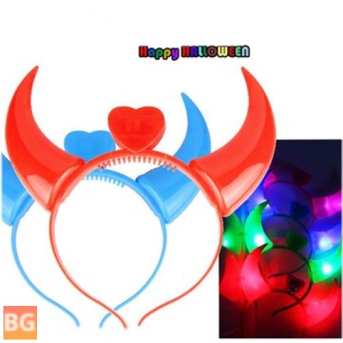 LED Devil Horns Costume Light