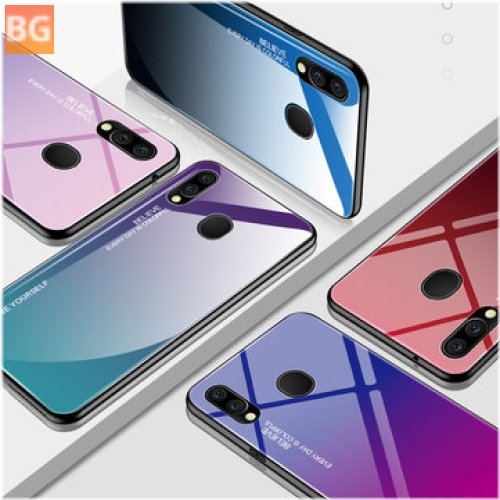 Gradient Tempered Glass Case for Samsung Galaxy M20 2019