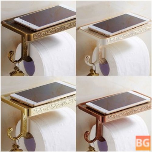 Tissue Holder for Wall Mounting Bathroom Paper - 4 Colors