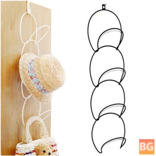 KITCHEN ORGANIZER HOOKS FOR HATS CLothes Ties - Wire Stackable Storage Rack