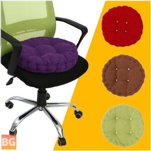 Round Chair Cushion for Home Office, Dining Room, Kitchen, Patio