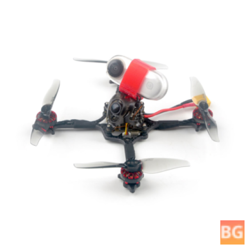 Happymodel Crux3 FPV Racing Drone with V2.2 F4 AIO ESC, 25/200mW VTX, 1-2S 3 Inch Toothpick, and 1202.5 Motor