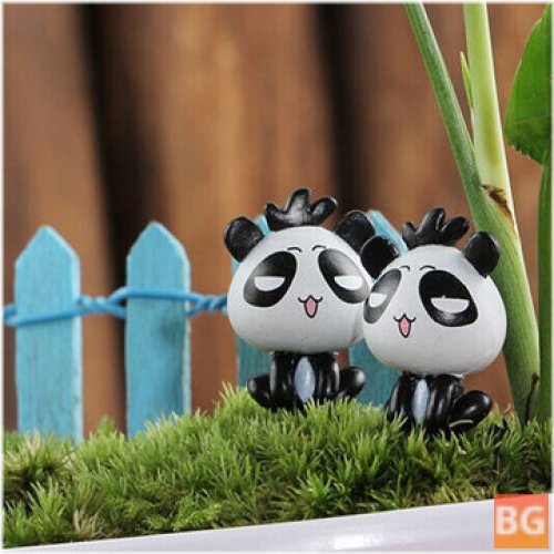 Mini Panda Plant Decor