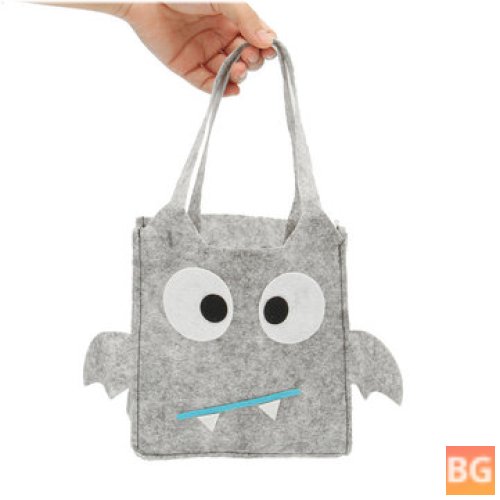 Halloween Party Supplies - Cute Gray Candy Bag Costume Party Prop Toys