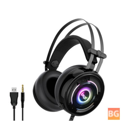 Ipega PG-R008 Wired Gaming Headset - 50mm Speaker 3.5mm Audio & USB Plugs With Mic Headset