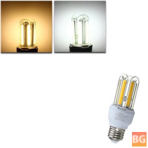 E27 5W COB Warm White LED Light Bulb - 85-265V