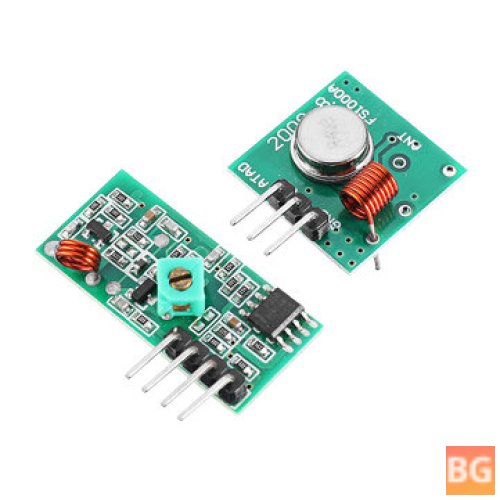 433 MHz RF Transmitter and Receiver Module for Home Security