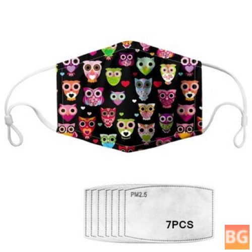 Breathable Mask with Dustproof Design - 7-Piece