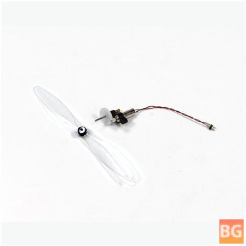 Hobby Wing 4x12mm Brushed Motor+76mm Propeller+1.7g Servo+Mini Receiver for RC Micro Aircraft