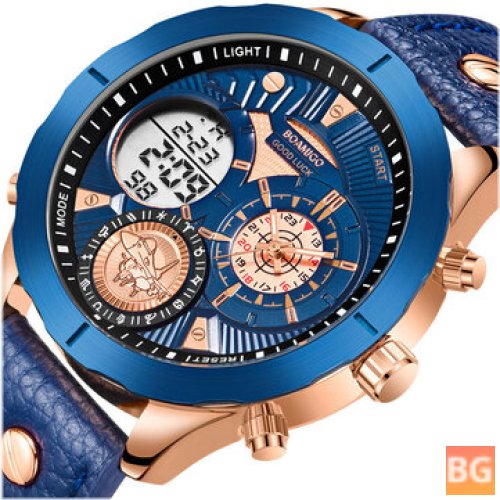 Watch with LED Light - Men's