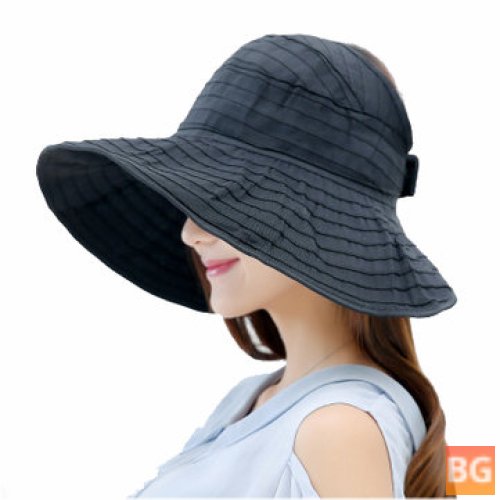 Beach Hat with Sunscreen and Folding brim