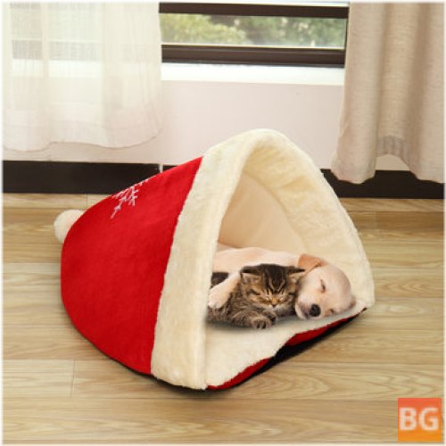 Soft Bed for Cats and Dogs for Christmas